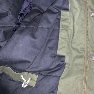 Heavy Jacket size XL / TG five pockets one inside Brand Timberland  green